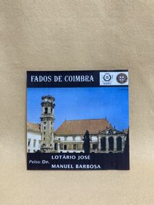 CD 蔵出し1010【ポルトガル】 FADOS DE COIMBRA Pelos：Dr. MANUEL BARBOSA cc105