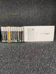 DSi本体+ソフト10本セット/DSi/10本セット/充電器無し/ゲーム/動作確認済み/付属品は写真で全て/0915b2
