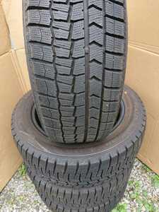 2019年製 ダンロップ WINTERMAXX02 WM02 215/55R17 94Q 4本 ウインターマックス02 中古品 215/55/17 215-55-17 DUNLOP スタッドレスタイヤ