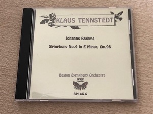 【入手困難】ブラームス 交響曲第４番　クラウス・テンシュテット/ボストン響