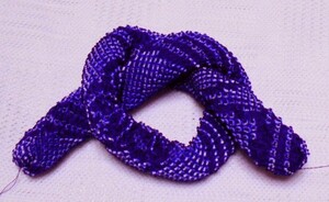 "Семь, пять, три" для девочки украшение для волос высококлассный олень. . круг ..326. фиолетовый натуральный шелк диафрагмирования для взрослых тоже клик post отправка ( почтовая отправка час указание не возможно )