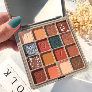 NOVO eyeshadow 16色 アイシャドウパレット 01