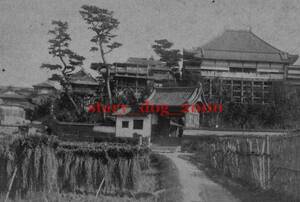 複製復刻 絵葉書/古写真 大阪 清水寺 清水坂 摂津名所図会 明治期 BO_021