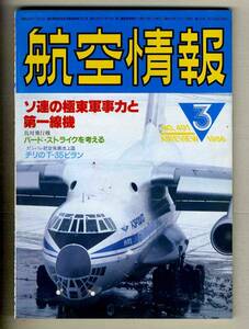 【d9929】86.3 航空情報／特集=ソ連の極東軍事力と第一線機、バードストライクを考える、チリのT-35ピラン、...