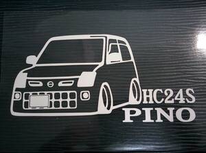 ピノ 車体ステッカー HC24S 日産 車高短仕様