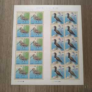  не использовался * марка сиденье птицы побережья серии no. 1 сборник oo jisigi тунец-бонито doli|62 иен марка 20 листов 