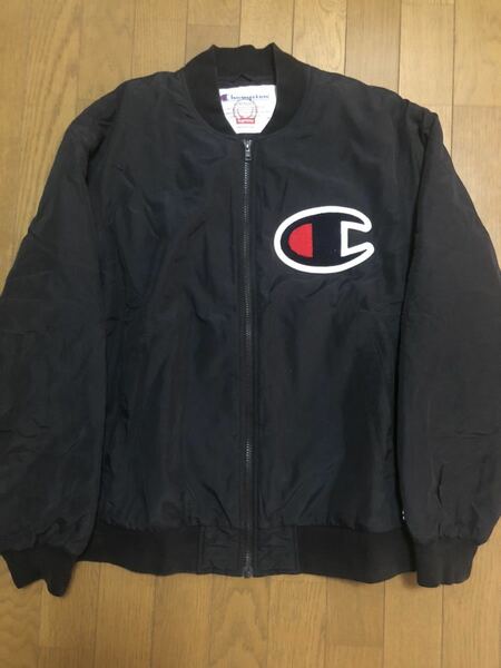 supreme Champion Color Blocked Jacket 17aw シュプリーム チャンピオン ジャケット　黒　ブラック