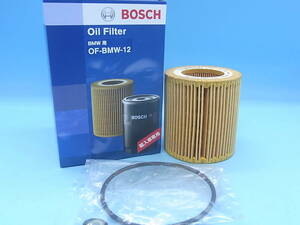 BOSCH オイルフィルター BMW用 [OF-BMW-12] ☆★未使用★☆ E90 323i/E91 325i/E60 525i/Z4 E85 2.5i等　8