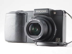 ★良品★ リコー RICOH GX200 コンパクトデジタルカメラ ★バッテリー付き！ 　　　710#0002#ms55