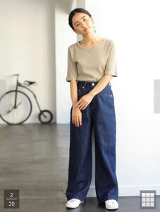 デニムパンツ ワイドパンツ アメリカンホリック
