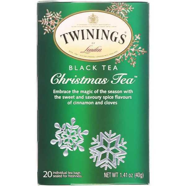 ★国内匿配★美味しい クリスマスティー 20包 期限長24/9 天然フレーバー 紅茶 トワイニング TWININGS シナモン クローブ 20袋 ネコポス配