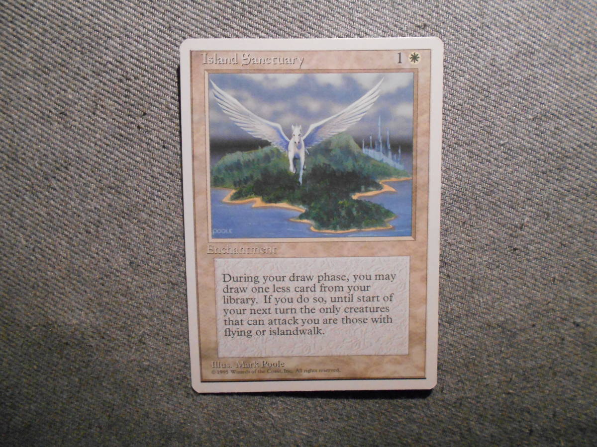 [4th Edition] MTG : Island Sanctuary 英語版