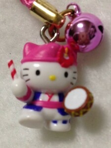 Hello Kitty Okinawa Limited Okinawa Regleded Ryukyu Taiko Kitty Bag No Netsuke Strap Local Kitty Kitty Local Kitty Region Limited Kitty