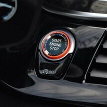 BMW エンジン スタート ボタン 3D クリスタルタイプ シルバー F20 F22 F30 F10 F48 F25 F15 など スターターボタン_画像4