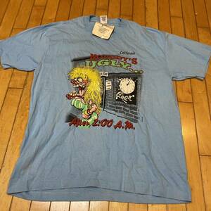 SHERRY'S BEST Tシャツ 水色 XL RAT FINK