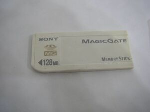 1658 Sony MAGICGATE MEMORYSTICK 128MB 中古