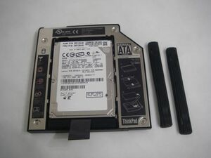 1661 ThinkPad用 Serial Hard Drive Bay Adapter+日立製 ハードディスクセット 中古