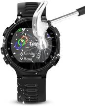 【新品】 GARMIN (ガーミン）Garmin fenix 6X/6X Pro/6X Sapphire 液晶保護 強化ガラスフィルム [2枚] 日本旭硝子素材採用 高透過率 E300_画像2