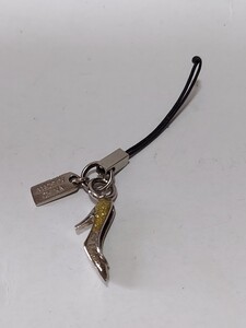 希少 COACH コーチ チャーム キーホルダー ストラップ バッグチャーム ヒール -c