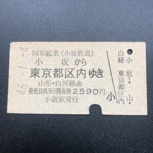 硬券 A型 希少　当時物　昭和中期　急行券　東京都駅～　CT142