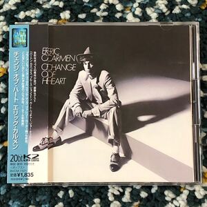 【国内盤CD】エリック・カルメン『チェンジ・オブ・ハート』- TOTOジェフ・ポーカロら参加のAOR名盤!