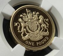 夏の大特価★超希少 世界に4枚のみ★ イギリス 2008 金貨 ロイヤルアームズ PF70UC 最高鑑定 1ポンド 19.61g エリザベスⅡ プルーフ_画像5