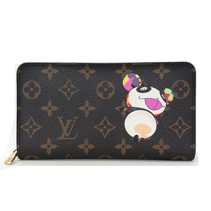 【中古】LOUIS VUITTON　ルイ ヴィトン　M61729　モノグラム　パンダ　ポルトモネジップ　ラウンドファスナー財布　村上隆　限定