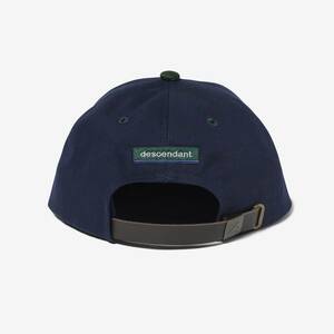 希少★新品本物【紺】★BARKLEY 6PANEL CAP Box バークレーバイカラーキャップ 正規店購入 ディセンダント 入手困難 限定 DESCENDANT 21A/W