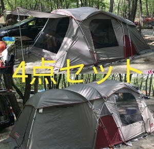 アテナスクリーン2ルームハウス コールマン 専用グランドシート付き 専用インナーマット付き 専用ルーフフライ付き