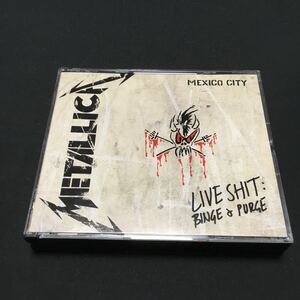 CD METALLICA / LIVE SHIT BINGE＆PURGE 輸入盤 ディスク極美品