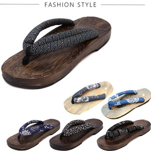  men's geta cosplay .. peace pattern nose . slippers pattern leaving a decision to someone else natural black pcs / tea pcs 25cm-27.5cm summer festival flower fire convention 