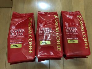 澤井珈琲 やくもブレンド濃味 500g×3袋(濃さ変更可能)