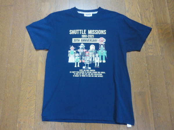 【フェローズ】 NVY 30周年　SHUTTLE MISSIONS　ロボット　TIN ROBOT プリントT 　PHERROW'S 　21S-PT4