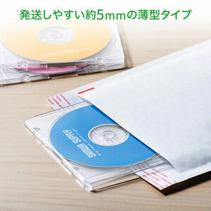 T-E074【ジャンク？】 サンワサプライ DVD・CDケース クリア FCD-PU50C　割れあり