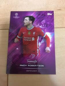 TOPPS ロバートソン　リバプール　UEFA CHAMPIONS LEAGUE