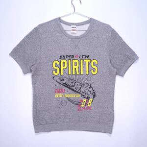 【送料無料】hide 20th memorial SUPER LIVE SPIRITS/スウェットTシャツ(グレー)/Mサイズ