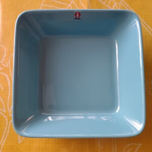 最終価格! 新品 廃番 ターコイズ スクエア 16×16cm ティーマ イッタラ 廃盤 iittala スクエアプレート