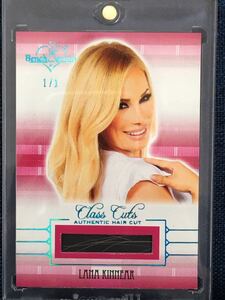  rare!!! trading card limitation 1 sheets BENCHWARMER[Lana Kinnear [2018 BENCHWARMER HOT FOR TEACHER] AUTHENTIC HAIR CUT (1/1)]