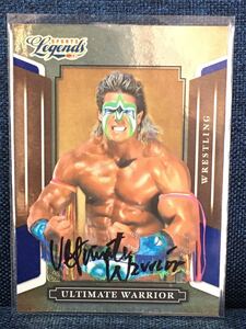 希少!!! トレーディングカード DONRUSS【アルティメット・ウォリアー ULTIMATE WARRIOR 「2008 SPORTS LEGENDS」 直筆サイン (124/128)】