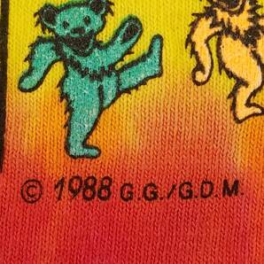 魅惑のバンドT特集! 90sデッド『GRATEFUL DEAD グレイトフル・デッド』“デッドベア” 半袖Tシャツ anvilボディ 米国製 タイダイ ユースMの画像7