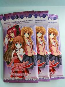 Lycee Ver. visual a-tsu4.0 unopened booster 3 pack set lycee 