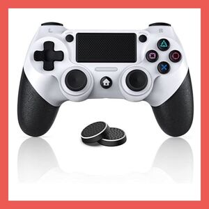 PS4コントローラー プレステ4 Bluetooth無線接続 fpsフリーク付き 600mAh大容量電池 デュアルショック