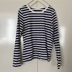 ボーダーカットソー 長袖TシャツボーダーTシャツ