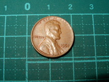 昭和レトロ 1967年　アメリカ　エイブラハム　リンカーン　大統領　1セント　硬貨　コイン　メダル　貨幣　　銅貨_画像1