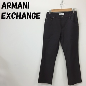 【人気】ARMANI EXCHANGE/アルマーニ エクスチェンジ ストレートパンツ パープル サイズ2 レディース/S2423