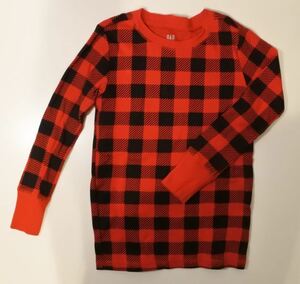 GAP KIDS 上下セット セットアップ ロンT パンツ 2点セット 120サイズ レッドｘ黒 ngymtko a201h0907 