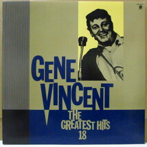 GENE VINCENT-The Greatest Hits 18 (Japan Orig.LP)_画像1