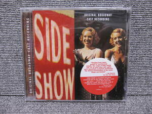 【CD 3点以上落札で送料無料】SIDE SHOW ブロードウェイ・オリジナル・キャスト サントラ サイドショー！同梱大歓迎 出品リストで検索！