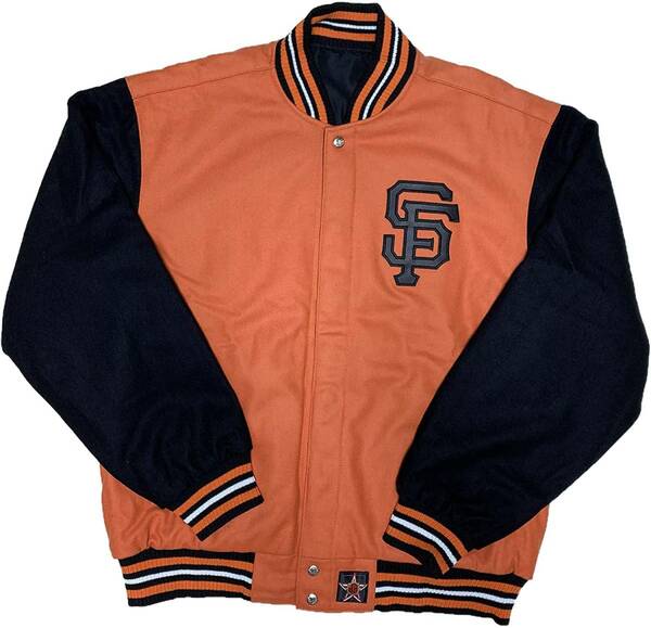 GENUINE MERCHANDISE サンフランシスコ ジャイアンツ San Francisco Giants リバーシブル スタジアムジャンパー XL [並行輸入品]