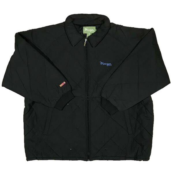 [並行輸入品] Meezan ミーザン フルジップアップ キルティング ジャケット (ブラック) 4XL